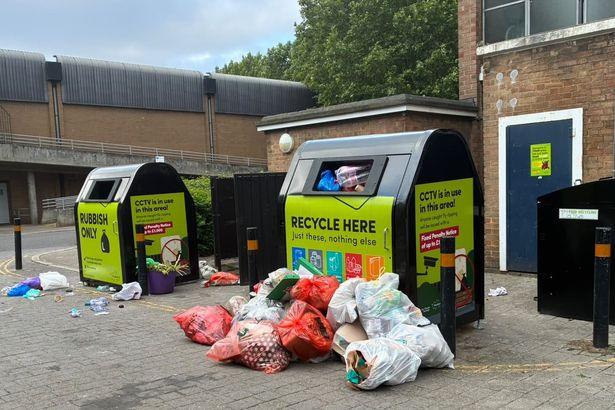 Overflowing Bins in Battersea: Local Residents Frustrated by Rubbish Dumping from Outside Areas