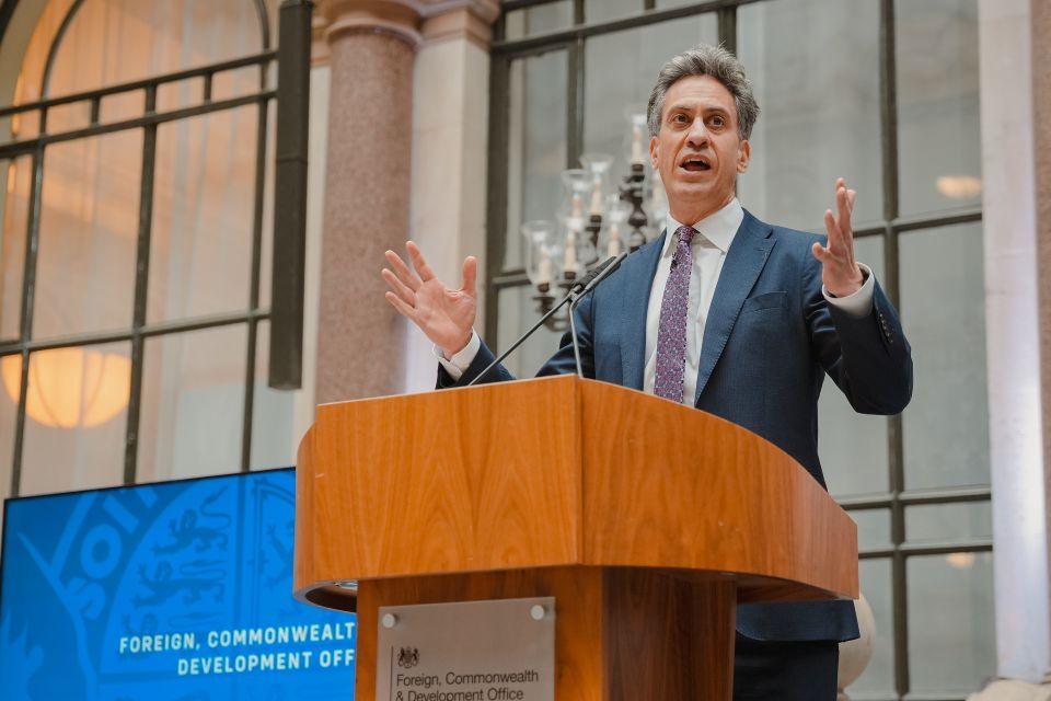 Ed Miliband's New Role as Foreign Secretary: Key Insights and Statements
