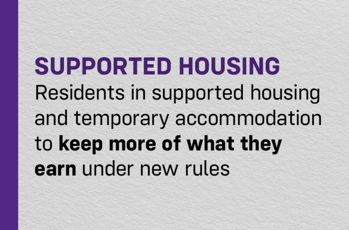New Regulations Allow Supported Housing Residents to Retain More of Their Earnings