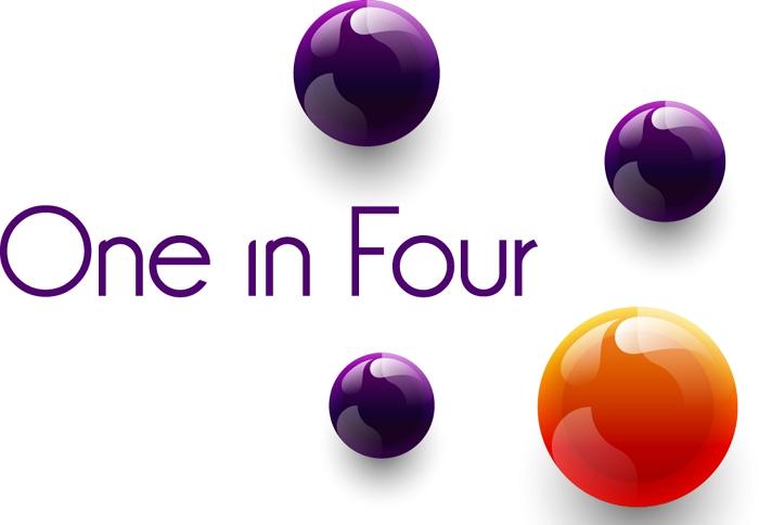 One in Four Logo