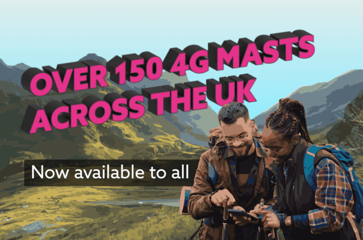 150 New Rural 4G Masts Launched, Ensuring Holidaymakers Stay Connected While Unplugging