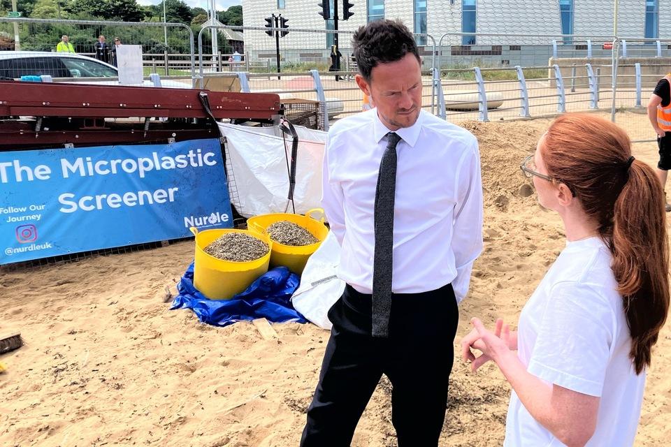 Minister Champions Plastic Pellet Clean Up Initiative at Port of Tyne