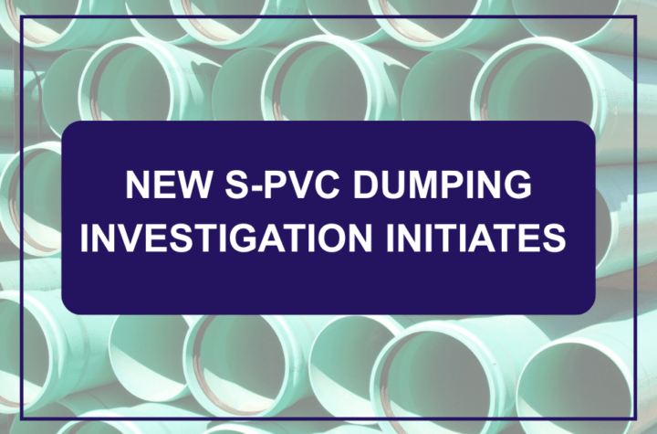TRA Launches New Investigation into S PVC Dumping Practices