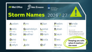 Official Storm Names for 2026/27 Unveiled: From Heartfelt Family Tributes to Shaun the Sheep