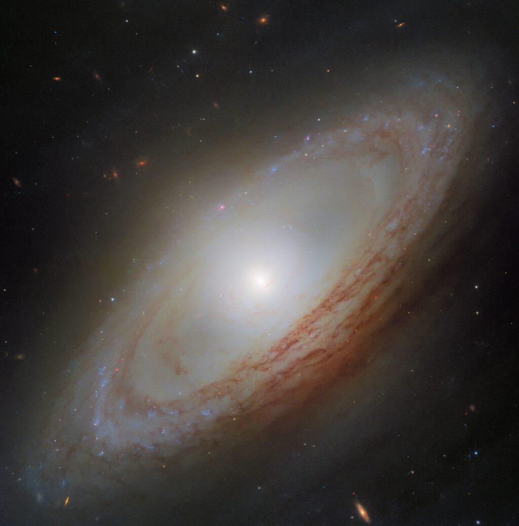 Hubble Telescope Discovers Intriguing Chaos Hidden Within Distant Galaxy