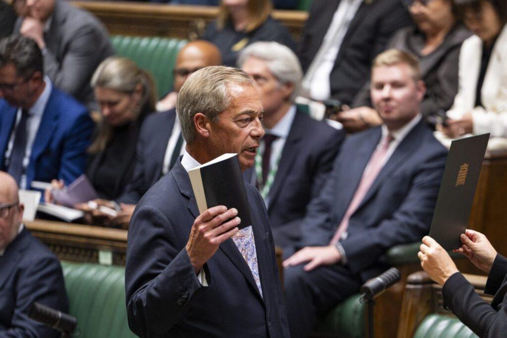 Farage Promises to Declare a 'National Emergency' on His First Day in Office