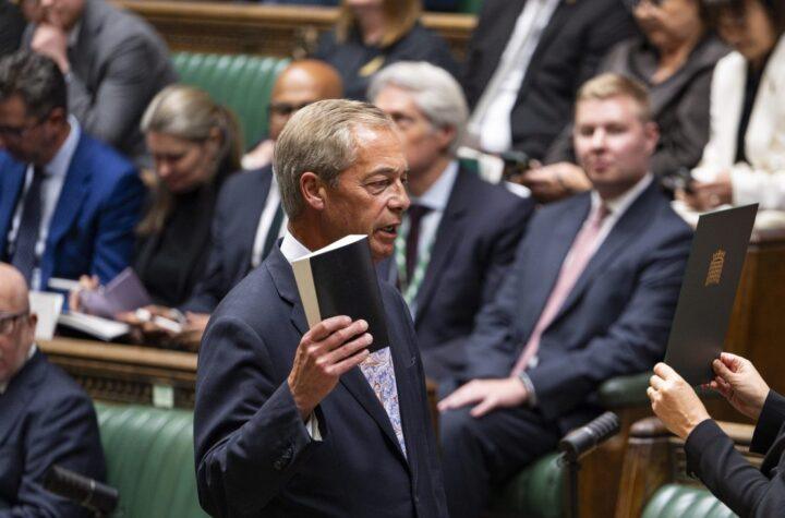 Farage Promises to Declare a 'National Emergency' on His First Day in Office