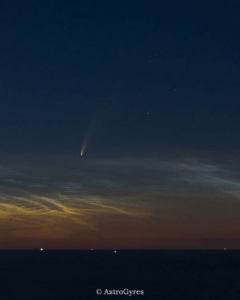 Comet NEOWISE Illuminates the Adriatic Sea: A Spectacular View on 13th September