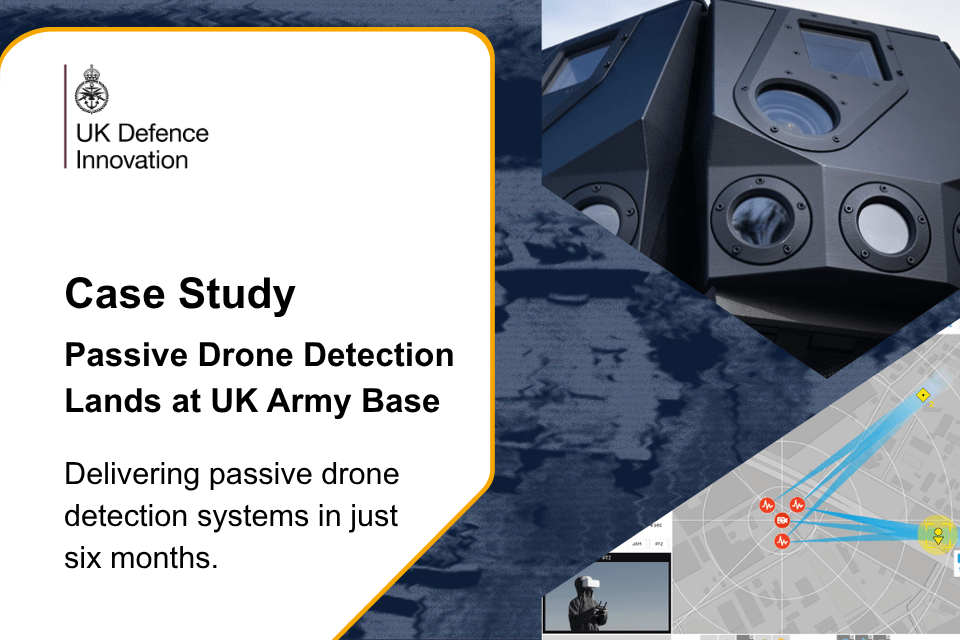 UK Army Base Welcomes Innovative Passive Drone Detection Technology for Enhanced Security