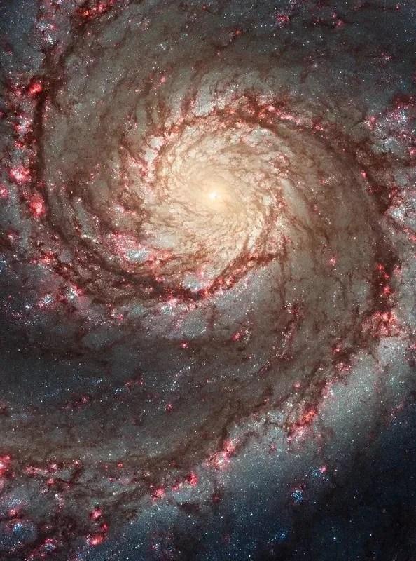 NASA's Hubble Telescope Captures Stunning Image of Spiral Galaxy's Edge
